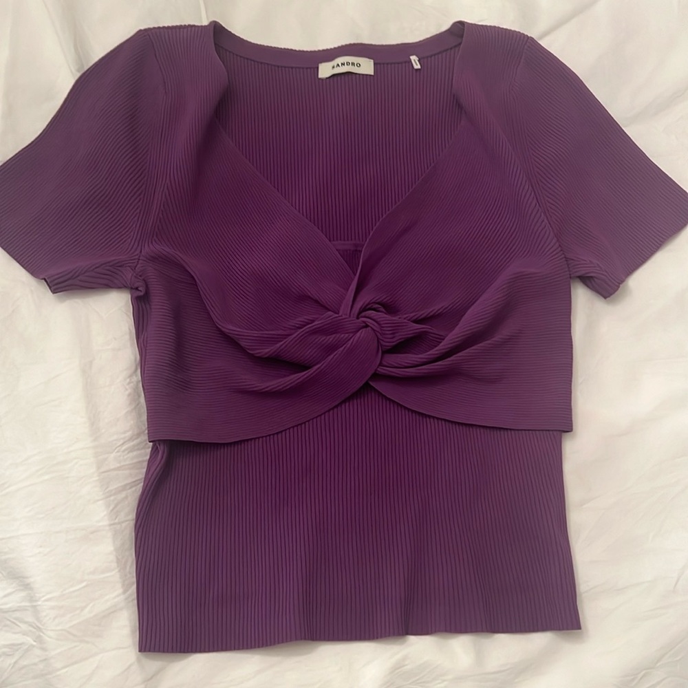 Sandro Purple Top